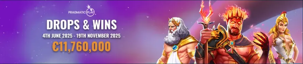 Banner für das Drops & Wins Event bei Ghostino.